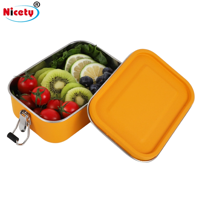 Colorful Customized Anti-Scratch Stainless Steel Leak Proof Lunch Box for Adults and Children
