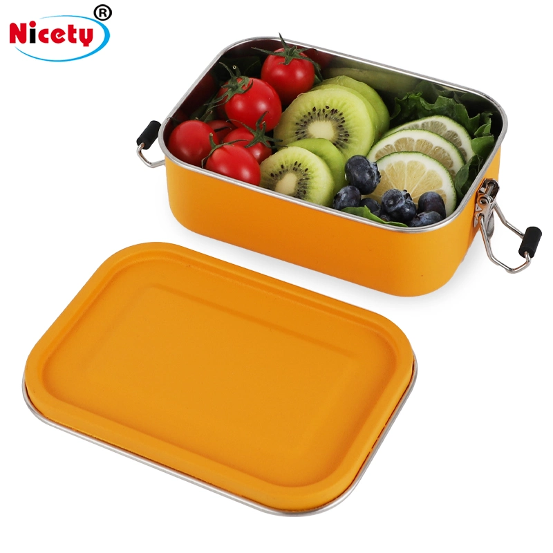 Colorful Customized Anti-Scratch Stainless Steel Leak Proof Lunch Box for Adults and Children